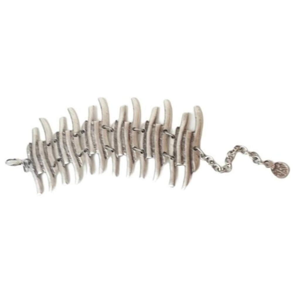 Silver bone Bracelet